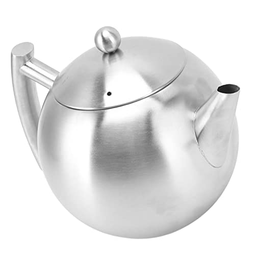 CFTGIW Tragbarer Teekanne mit Bildschirm Edelstahl Kugelkaffeekessel für zu Hause .5L Das und. TEEAPOT EA Tragbare Tee Pottainless Steel Tea Potttea -Topf mit Bildschirmschhere -Tee (1.5L) von CFTGIW