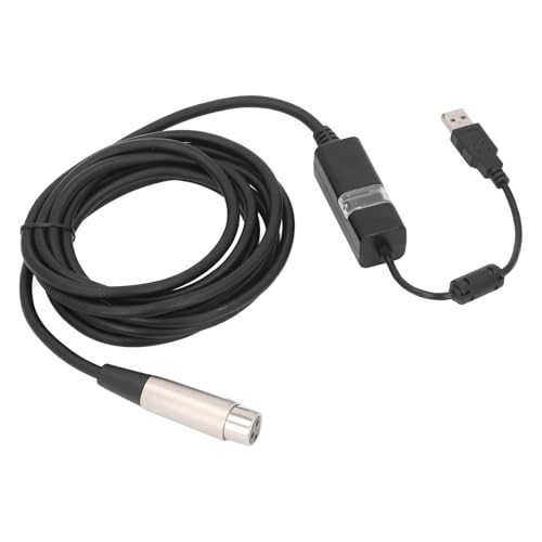 CFTGIW USB Männlich an XLR Weiblichen Mikrofon -Link -Konverter Kabel 10FT Studio Sound Cable Steckerkabel Adapter für Mikrofone oder Männlicher XLR zu Konverter Mikrofon Offe USB Männchen zu Frauen von CFTGIW