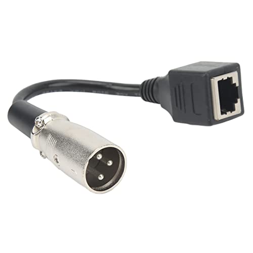 CFTGIW Xlr 3Pin an RJ45 Weibliche Adapterkabel Gummiabdeckung Xlr Männlich an RJ45 -Stecker Verlängerungskabel 5.9in 3Pin an Weibliche Adapter Cablerj45 Weiblich an Männlich Cablexlr zu von CFTGIW