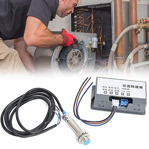 Digitaler Geschwindigkeitsmesser 4 -stelliger Rohr-Display mit Hoher Messgenauigkeit Tachometer AC220V Digitale Geschwindigkeitsmesser-Tachometer-Meter-Daten von CFTGIW