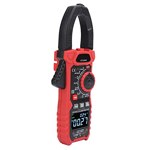 HT208D 6000 Zählen Sie Digitaler Klemmmesser Multifunktionales Multimeter für Home Outdoor TER für Home Outdoor AC Clamp Meterdc Clamp Meterdigital Meterdigital Multimeterhandheld von CFTGIW