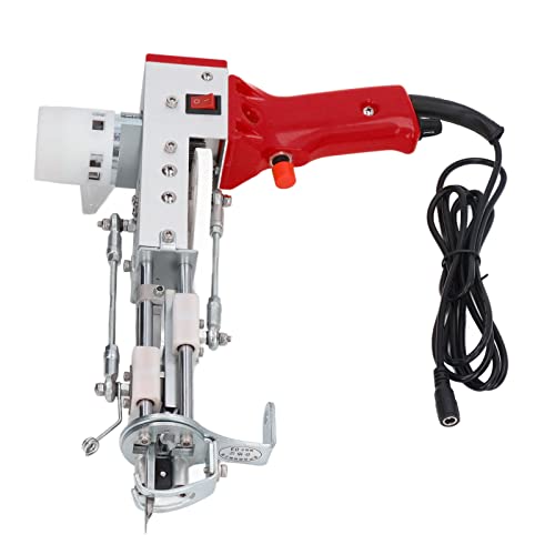 Rot -Elektroteppich Tufting DIY -Weben Metall Hand Tufting mit System für Anfänger für Teppich 100? 240 V US Stecker Elektroteppich Gunhand Gunrug Gunectric (EU-Stecker) von CFTGIW