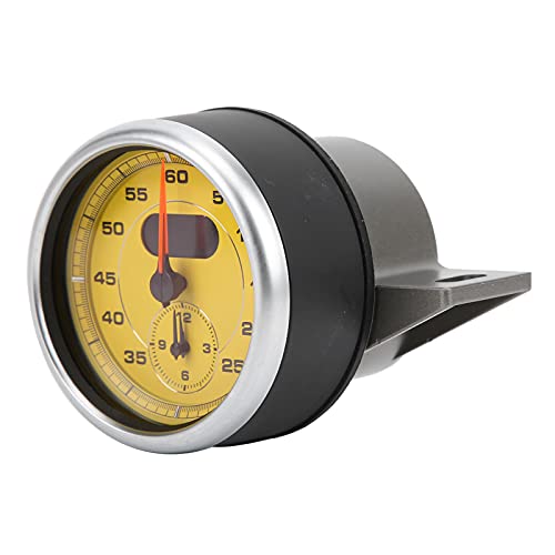 Upgrade Dashboard Gauge Uhr für 2010-2016, ABS-Material, Ersatz für MACAN 2014-2021 (YELLOW) von CFTGIW