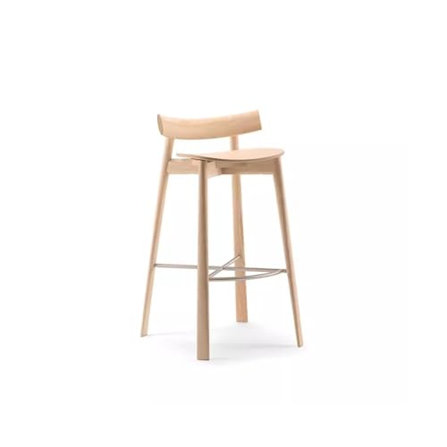 Barhocker Massivholz-Barstühle, hohe Hocker, Rezeption, Haushalt, minimalistische Barstühle, westliches Restaurant, Café, Barstühle, hohe Hocker, Hocker Bar Chair von CFY652