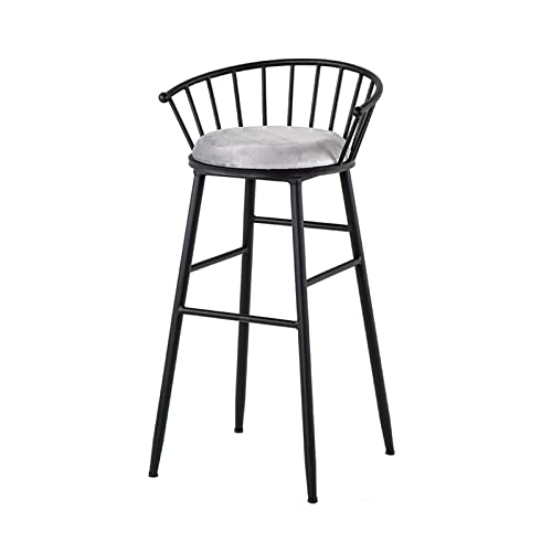 Barhocker Moderner Hochhocker, einfacher Barstuhl aus Eisen, Retro-Industriestil, Leichter Luxus-Barhocker mit Rückenlehne Bar Chair Barhocker Moderner Hochhocker, einfacher Barstuhl aus Eisen, Retro-Industriestil, Leichter Luxus-Barhocker mit Rückenlehne Bar Chair von CFY652