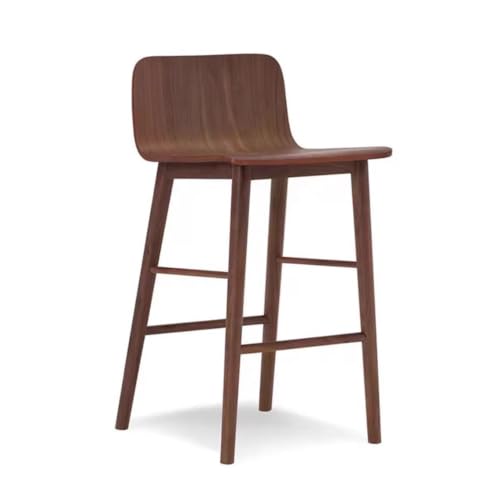 CFY652 Barhocker Brauner Hochhocker Bar Restaurant Haushalt Holzhochstuhl Mehrere Größen verfügbar Bar Chair(Groß) von CFY652