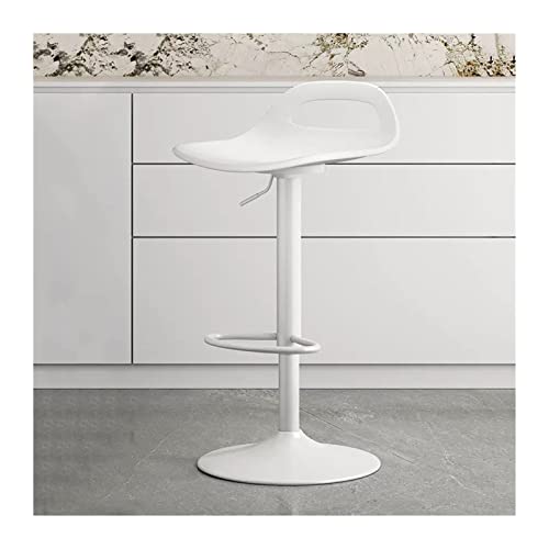 CFY652 Barhocker Höhenverstellbarer Stuhl (58–78 cm), Bar-/Rezeptionsstuhl, moderner, einfacher Hochhocker, Esszimmerstuhl, Hebelstuhl Bar Chair(Weiß) von CFY652