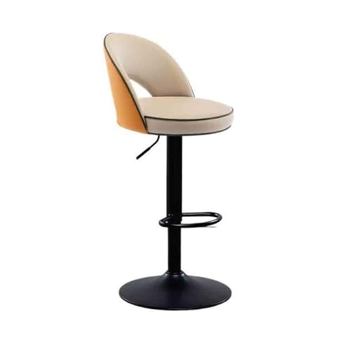 CFY652 Barhocker Home Liegestühle Sub Kitchen Island Thekenstühle Rezeptionsstühle Leichte Luxus-Barhocker Lifthocker Esszimmerstühle Hochstuhl Bar Chair(Orange) von CFY652
