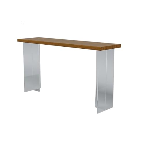 CFY652 Bartisch Moderne Holz Bar Tisch Acryl Transparent Beine Hause Rechteckigen Hohen Tisch Bar Tisch(Groß) von CFY652