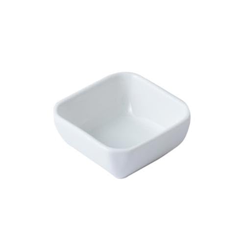 CFY652 Dipschalen Quadratische Gewürzschale Rahmenschale Restaurant Geschmacksschale Essigschale Sojasaucenschale Dipschale Geschirr Dip Schälchen von CFY652