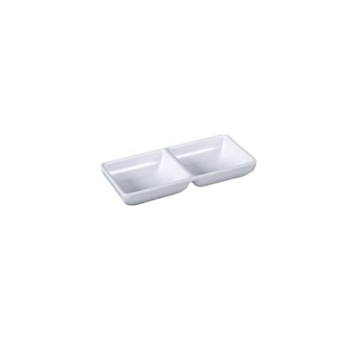 CFY652 Dipschalen Weiße Dip-Untertasse Soja-Essig-Untertasse Küche Gewürzschale Schalotte Knoblauch Platte for Restaurant Dip Schälchen von CFY652