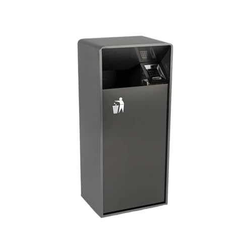 CFY652 Mülltonne 19L/40L Innen-/Außen-Mülltonne, quadratische Metall-Mülltonne mit Zwei seitlichen Öffnungen, Moderne kommerzielle Mülltonnen for den Haushalt Garbage Bin(Groß) von CFY652