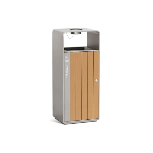 CFY652 Mülltonne 55L Innen-/Außen-Mülleimer, quadratischer Metall-Mülleimer mit seitlicher Öffnung, moderner Haushalts-Mülleimer Garbage Bin CFY652 Mülltonne 55L Innen-/Außen-Mülleimer, quadratischer Metall-Mülleimer mit seitlicher Öffnung, moderner Haushalts-Mülleimer Garbage Bin von CFY652