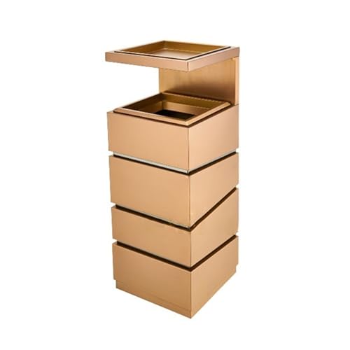 CFY652 Mülltonne Bodenaschenbecher, Hotellobby, vertikaler Mülleimer, Korridor, Aufzug, Eingang, Ascheeimer, Edelstahl-Aschenbecher, Zigarettenkippenbehälter Garbage Bin von CFY652