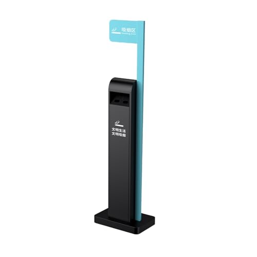 CFY652 Mülltonne Bodenstehender Aschenbecher for den Außenbereich, Aschesäule aus Edelstahl, vertikaler Rauch-Zigarettenkippen-Mülleimer, Zigarettenkippen-Sammlung Garbage Bin CFY652 Mülltonne Bodenstehender Aschenbecher for den Außenbereich, Aschesäule aus Edelstahl, vertikaler Rauch-Zigarettenkippen-Mülleimer, Zigarettenkippen-Sammlung Garbage Bin von CFY652