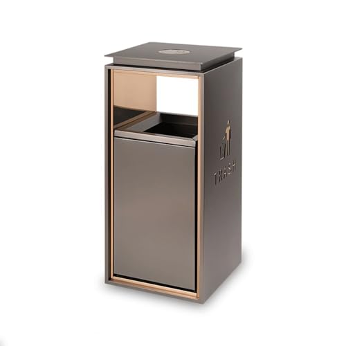 CFY652 Mülltonne Mülleimer for den Innen- und Außenbereich, quadratischer Metall-Mülleimer mit Zwei seitlichen Öffnungen, moderner, kommerzieller Mülleimer for Zuhause Garbage Bin CFY652 Mülltonne Mülleimer for den Innen- und Außenbereich, quadratischer Metall-Mülleimer mit Zwei seitlichen Öffnungen, moderner, kommerzieller Mülleimer for Zuhause Garbage Bin von CFY652