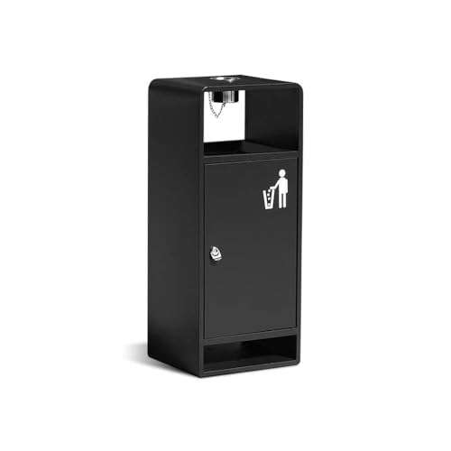 CFY652 Mülltonne Mülleimer for den Innen- und Außenbereich, seitlicher, quadratischer Metall-Mülleimer mit Öffnung auf beiden Seiten, moderner, kommerzieller Mülleimer for den Haushalt Garbage Bin CFY652 Mülltonne Mülleimer for den Innen- und Außenbereich, seitlicher, quadratischer Metall-Mülleimer mit Öffnung auf beiden Seiten, moderner, kommerzieller Mülleimer for den Haushalt Garbage Bin von CFY652