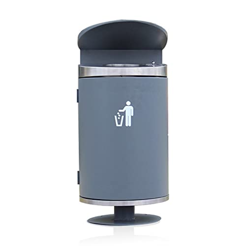 CFY652 Mülltonne Zylindrischer Mülleimer, halboffener Edelstahl-Mülleimer for den Außenbereich mit Aschenbecher, gewerblicher Abfallbehälter for den Außenbereich, Garbage Bin CFY652 Mülltonne Zylindrischer Mülleimer, halboffener Edelstahl-Mülleimer for den Außenbereich mit Aschenbecher, gewerblicher Abfallbehälter for den Außenbereich, Garbage Bin von CFY652