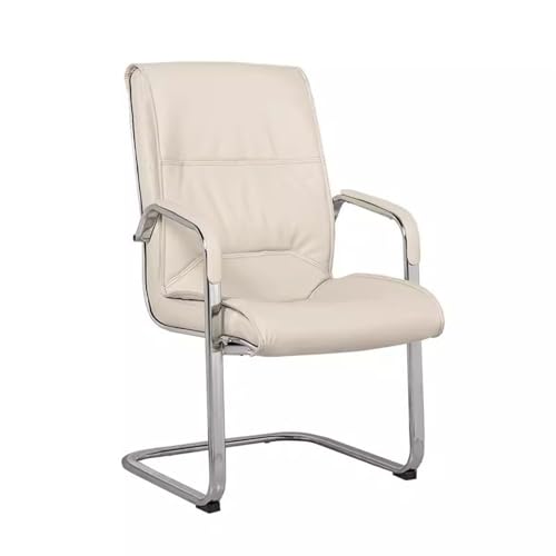 CFY652 Office Chair Büromöbel, Computerstuhl, Bogenstuhl, Personalstuhl, einfacher Salon-Bürostuhl, Rückenlehnenstuhl Bürostuhl Ergonomisch(Weiß) von CFY652