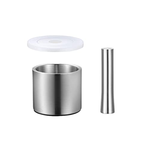 Mörser und Hämmer Mörser und Stößel aus gebürstetem Edelstahl mit Deckel, Knoblauch-Gewürzmühle, Rührschüssel-Set, Mühle, Brecher, Küchenwerkzeug, Gadget for Guacamole, Gewürze, Knoblauch, Kochen Mörs Mörser und Hämmer Mörser und Stößel aus gebürstetem Edelstahl mit Deckel, Knoblauch-Gewürzmühle, Rührschüssel-Set, Mühle, Brecher, Küchenwerkzeug, Gadget for Guacamole, Gewürze, Knoblauch, Kochen Mörs von CFY652