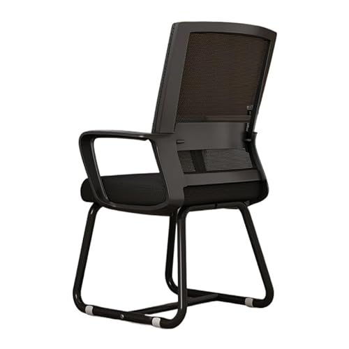 Office Chair Atmungsaktiver Computerstuhl aus Netzgewebe mit Armstütze, bequemer Schreibtischstuhl, Büro-Konferenz-Empfangsstuhl for das Arbeitszimmer von Erwachsenen Bürostuhl Ergonomisch(Schwarz) von CFY652