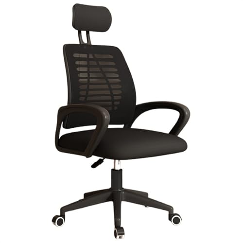 Office Chair Bürostuhl, ergonomischer Schreibtischstuhl, Gaming-Stuhl mit hoher Rückenlehne und verstellbaren Kopfstützen, atmungsaktiver Netz-Heimbürostuhl mit Lendenwirbelstütze Bürostuhl Ergonomisc von CFY652