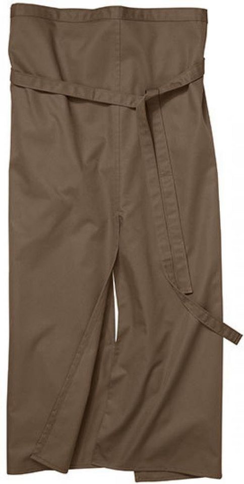 CG Workwear Kochschürze Slit Apron Milano 100 x 100 cm Waschbar bis 95 °C Gehschlitz von CG Workwear