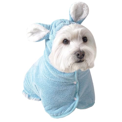 CGACCSD Bademantel für Hunde nach dem Baden, Handtuch für Hunde, Duschtuch für Hunde, weicher Frottee-Mantel für Hunde, zum Trocknen von CGACCSD