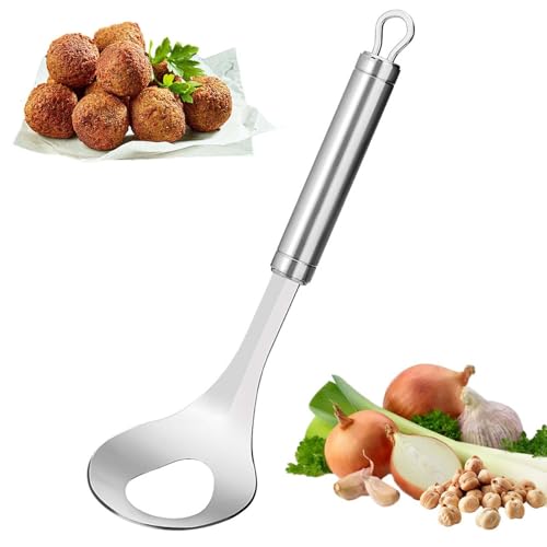 CGACCSD Fleischbällchenmacher Werkzeug Fleischbällchen Scoop | Fleischballer Hersteller Löffel mit Löchern - Küchengadgets Langer Griff Antihaft-Shaper für von CGACCSD