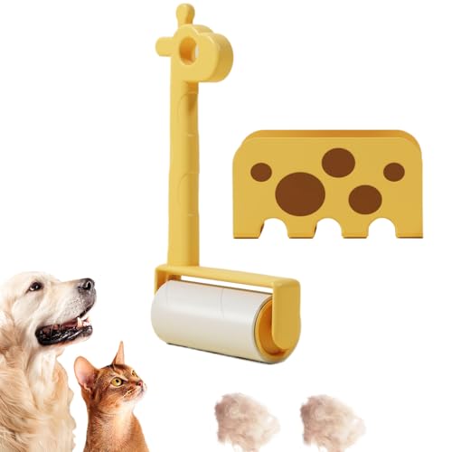 CGACCSD Fusselrolle, stark haftend | Tierhaarrolle, tragbares Reinigungswerkzeug in Giraffenform für Bettwäsche, Möbel, Teppiche und Reisen mit Tieren CGACCSD Fusselrolle, stark haftend | Tierhaarrolle, tragbares Reinigungswerkzeug in Giraffenform für Bettwäsche, Möbel, Teppiche und Reisen mit Tieren von CGACCSD