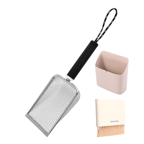 CGACCSD Katzenstreuschaufel, Metallschaufel – leichtes Reinigungszubehör für Katzentoilette mit glatter Oberfläche für Katzenkot und Kätzchen von CGACCSD