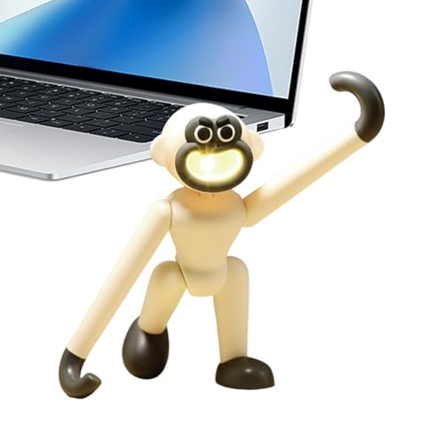 CGACCSD Kinderlampe - Orang Utan Niedliche Nachtleuchte Für Kinder,Lustiger Handyhalter Deko Für Schlafzimmer Wohnzimmer Kinderzimmer Kinder Schlafen von CGACCSD