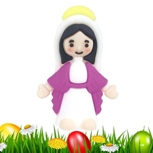 CGACCSD Kleine Jungfrau Maria, Figur Jungfrau Maria - Religiöse Skulptur Handwerk | Skulptur Miniaturskulptur Ostern Deko Figur für Flur Deko CGACCSD Kleine Jungfrau Maria, Figur Jungfrau Maria - Religiöse Skulptur Handwerk | Skulptur Miniaturskulptur Ostern Deko Figur für Flur Deko von CGACCSD