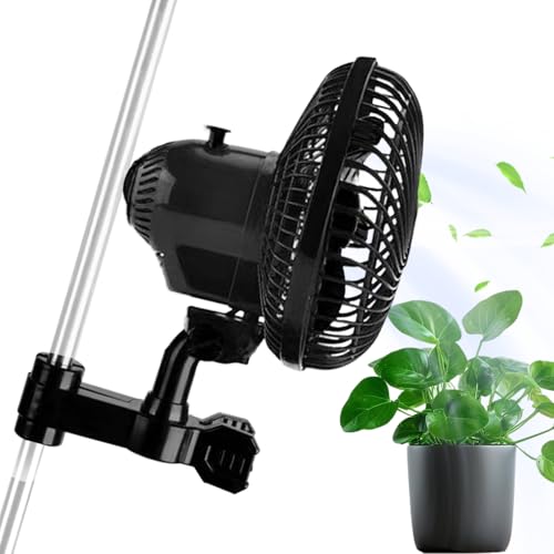 CGACCSD Klemmventilator Für Pflanzen, 25W Pflanzenwachstumsventilator Mit Oszillation, 2 Geschwindigkeiten, Drehbar, Perfekt Für Zimmerpflanzen, Mini-Gewächshäuser, Balkonkästen CGACCSD Klemmventilator Für Pflanzen, 25W Pflanzenwachstumsventilator Mit Oszillation, 2 Geschwindigkeiten, Drehbar, Perfekt Für Zimmerpflanzen, Mini-Gewächshäuser, Balkonkästen von CGACCSD