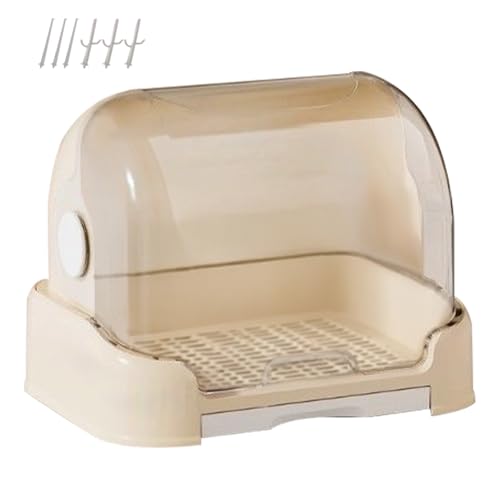 CGACCSD Organizer für Fläschchen | Aufbewahrungsbox und Trockner für Fläschchen mit Deckel für Sauger, Tasse, Futter und Geschirr, abnehmbarer Zubehörhalter für Schnuller, Besteck, Schüsseln, Theke von CGACCSD