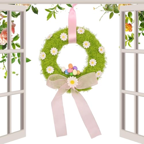 CGACCSD Oster-Türkranz Ornament, Osterkranz für Haustür, Türkranz Ornament für Ostern, saisonale Dekoration für den Innen- und Außenbereich, Urlaubscharme CGACCSD Oster-Türkranz Ornament, Osterkranz für Haustür, Türkranz Ornament für Ostern, saisonale Dekoration für den Innen- und Außenbereich, Urlaubscharme von CGACCSD