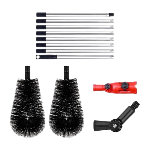 CGACCSD Regenrinne Reinigungsbürste - Teleskop Regenrinnen Reiniger | Mit Reichweite 3,2 m Für Dachreinigung Ohne Leiter von CGACCSD