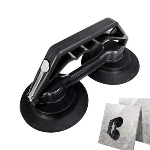 CGACCSD Saugnäpfe – Saugnapf mit doppelter Kralle für Glasfliesen, ergonomischer Griff, Doppelkralle, leichtes manuelles Werkzeug für Windschutzscheibe, Marmor, Aquarium mit starkem Saugnapf von CGACCSD