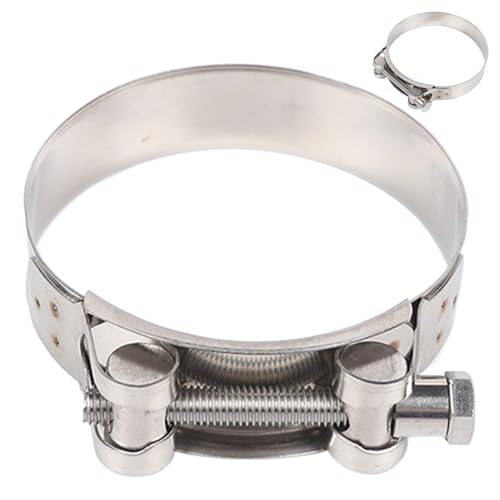 CGACCSD Schlauchklemme mit Rohr, verstellbar, Rohrklemme für glatte Oberflächen aus Edelstahl – robuster Schlauchclip verstellbar für eine Verbindung von CGACCSD