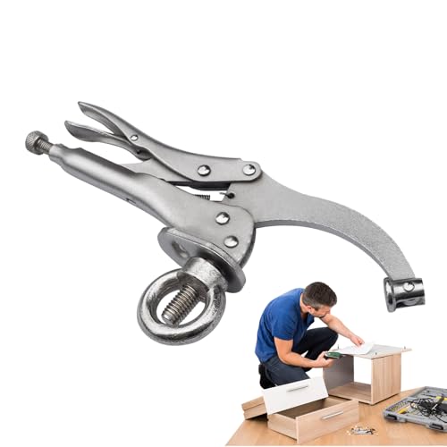 CGACCSD Schraubstock für Bohrmaschine mit Säulen, Fixierung für Schweißtisch, 23 cm, Multifunktionswerkzeug mit Schnelllösemechanismus, kein Knien, Zubehör für sicheres Festziehen von CGACCSD