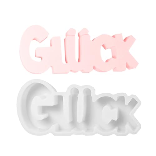 CGACCSD Silikon Buchstabenformen,Deutsches Glückssymbol Gipsform - Einfache Entformung Für Gips Dekoration Bastelprojekte CGACCSD Silikon Buchstabenformen,Deutsches Glückssymbol Gipsform - Einfache Entformung Für Gips Dekoration Bastelprojekte von CGACCSD
