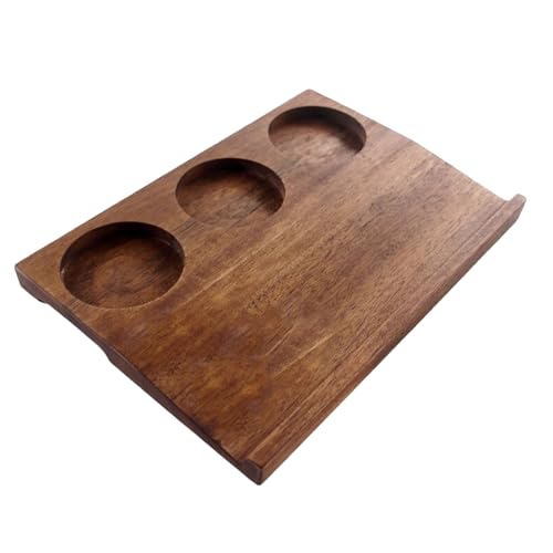 CGACCSD Tablett aus Holz für Lebensmittel – Frühstückstablett aus Holz – Retro-Tablett mit drei Fächern für Vorspeisen Brunch Snacks Mahlzeiten Cafeteria CGACCSD Tablett aus Holz für Lebensmittel – Frühstückstablett aus Holz – Retro-Tablett mit drei Fächern für Vorspeisen Brunch Snacks Mahlzeiten Cafeteria von CGACCSD