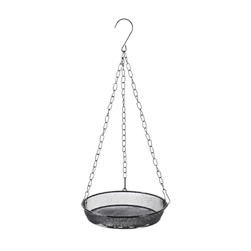 CGACCSD Tablett für Vogelfutter, Futterstation für Vögel, Tablett für Wildvögel, Dekoration für Garten, Metallgeflecht CGACCSD Tablett für Vogelfutter, Futterstation für Vögel, Tablett für Wildvögel, Dekoration für Garten, Metallgeflecht von CGACCSD