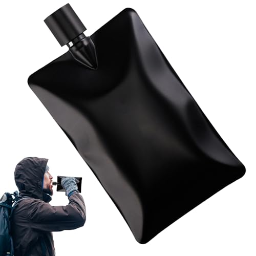 CGACCSD Weinflaschen-Edelstahl-Flasche – tragbare flache Trink-Flachmann aus Edelstahl | Taschenweinflasche für wasserdichte Weinflasche von CGACCSD