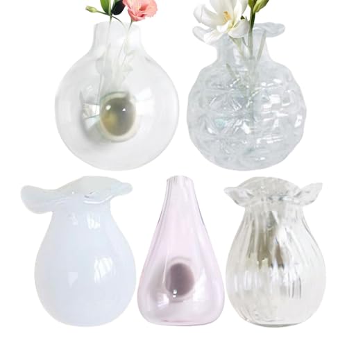 CGACCSD Winzige Vasenkühlschrankmagnete - Niedliche Kühlschranktiere | 3D Keramik Vase Kühlschrank Süße Magnetaufkleber für von CGACCSD