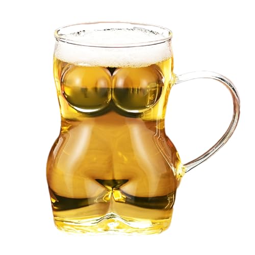 Großer Bierkrug, Bierkrug, Bierkrug, Trinkgläser, Bierbecher in Körperform, großer Bierkrug, Bierkrug für Alkohol, Getränke, Säfte von CGACCSD