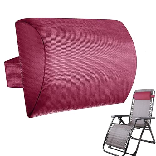 Kopfstütze | Kopfstütze Sessel Wohnzimmer | Kopfstütze Sofa Sessel | Ergonomisches abnehmbares Kissen für Liegestuhl / Garten | Ergonomisches abnehmbares Kissen für Klappstühle im Freien von CGACCSD