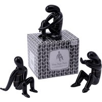 3Er Set Schwarze Yoga Pose Ornamente Verschiedene Farben Geschenkbox Dekoration Sammlerstück Geschenk Für Zuhause von CGBGiftware