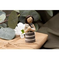 Danke Blumenmädchen Figur | Keramik Ornament Geschenkbox Geschenk Für Familie & Freunde von CGBGiftware