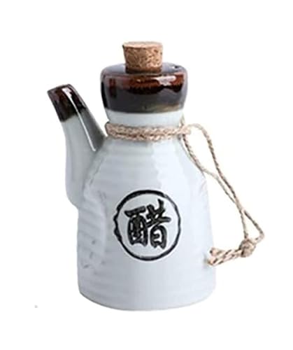 CGCSYZ Spender für Öl und Essig, Keramik-Saucenflasche im europäischen Stil, Keramikflasche – Sojasaucen- oder Essig-Menage mit Ausgießerflaschen( CGCSYZ Spender für Öl und Essig, Keramik-Saucenflasche im europäischen Stil, Keramikflasche – Sojasaucen- oder Essig-Menage mit Ausgießerflaschen( von CGCSYZ